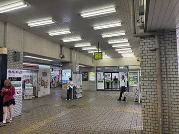 JR天満駅改札前